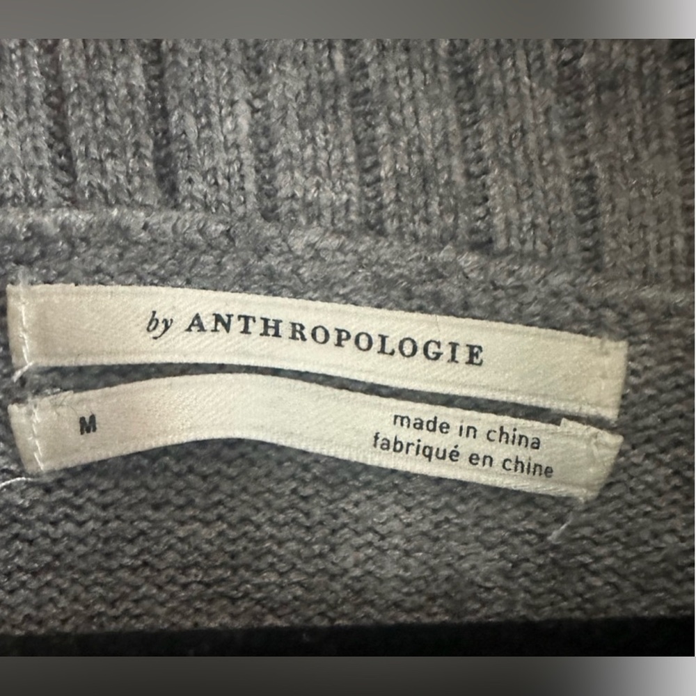 Anthropologie BUNDLE Orange and Grey Turtleneck Sweaters Size Medium - Picture 4 of 13